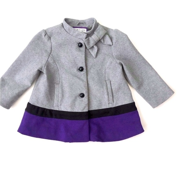 Janie and Jack Collection Pointe De Roma Pea Coat Size 12-24 Months - Picture 1 of 6